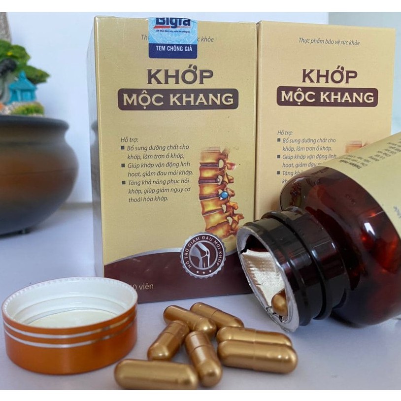 Khớp Mộc Khang - Hỗ trợ đau nhức xương khớp, viêm khớp, khô khớp, gai khớp