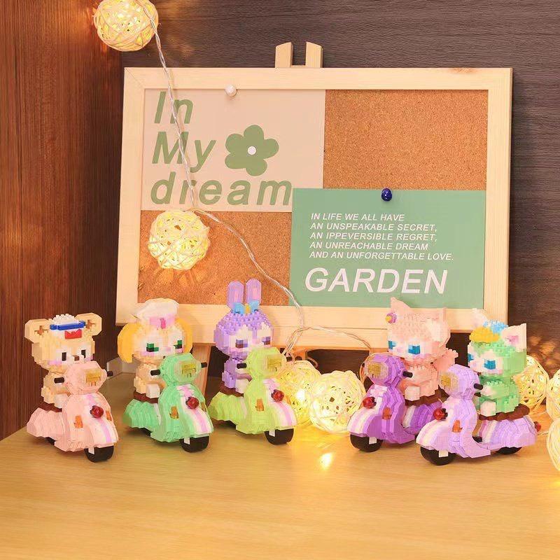 [NHIỀU MẪU] Đồ chơi lắp ráp 3D mô hình motor mô hình động vật đáng yêu cho bé