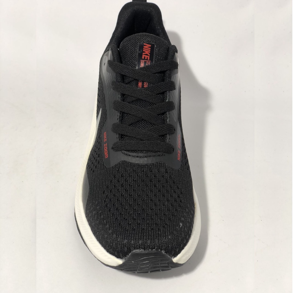Giày Thể Thao Sneaker Nam 𝐍𝐈𝐊𝐄 𝐙𝐎𝐎𝐌 Thời Trang Cao Cấp - Giày 𝐍𝐈𝐊𝐄 𝐙𝐎𝐎𝐌 Màu Đen Đế Trắng Chữ Đỏ Full Box