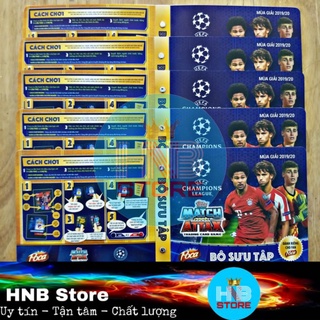 Album rỗng cầu thủ bóng đá - Poca Match Attax 19/20