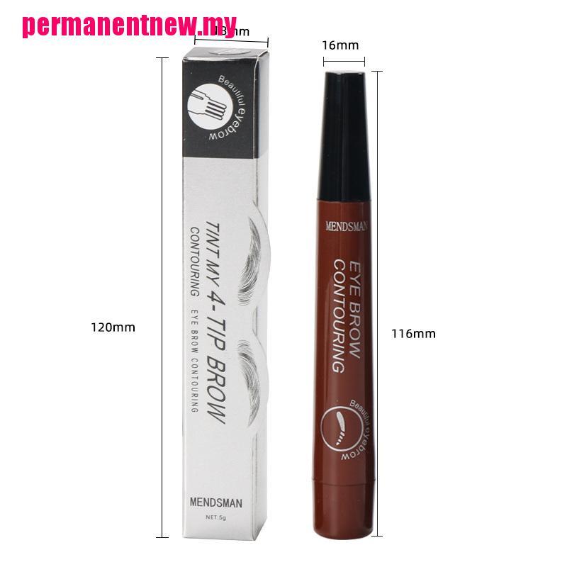 (hàng Mới Về) Bút Kẻ Lông Mày Dạng Phẩy Sợi Chống Nước Tiện Dụng | BigBuy360 - bigbuy360.vn