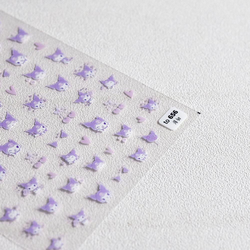 Miếng Dán Trang Trí Móng Tay Hình Kulomi Xinh Xắn