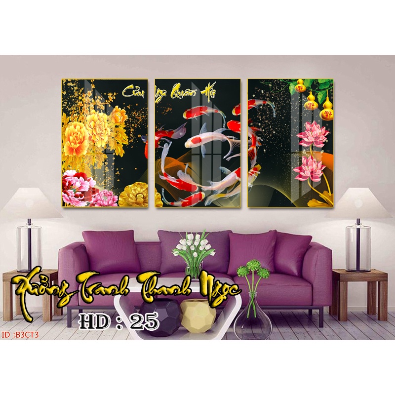 Set 3 tranh tráng gương ⚡MẪU MỚI NHẤT⚡ tranh treo tường thiết kế mới sang trọng cho ngôi nhà của bạn | BigBuy360 - bigbuy360.vn