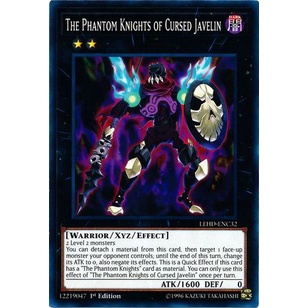 Thẻ bài Yugioh - TCG - The Phantom Knights of Cursed Javelin / LEHD-ENC32'