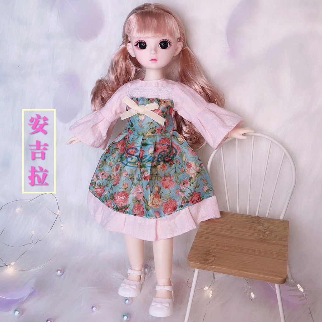 Búp Bê Công Chúa Barbie Mắt Thật 3d Kích Thước 30cm Với 21 Khớp Nối