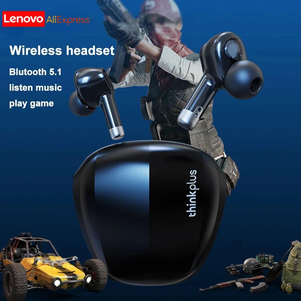 Lenovo GM2 PRO Tai nghe Bluetooth không dây đích thực 5.1 tws Tai nghe chơi game Chống ồn Tai nghe thể thao có Mic