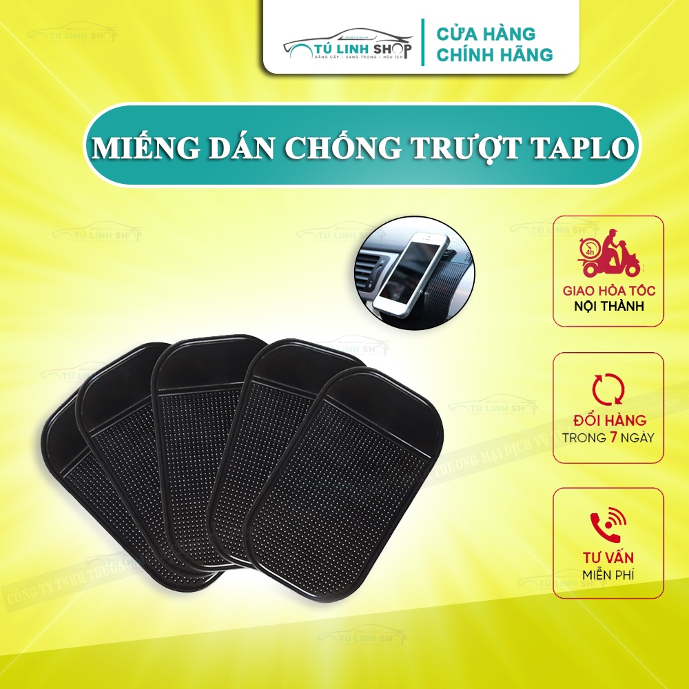 Miếng dán chống trượt, để đồ trang trí trên ô tô - màu ngẫu nhiên