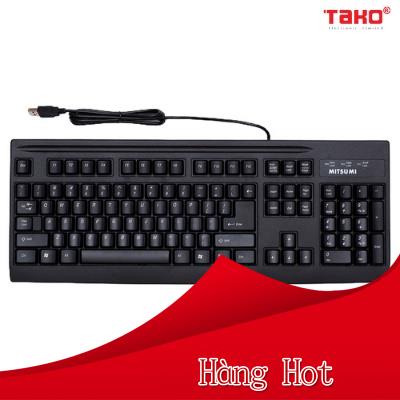 Bàn phím máy tính Mitsumi KFK-EA4XT có dây cổng usb. Chính hãng, BH 6 tháng