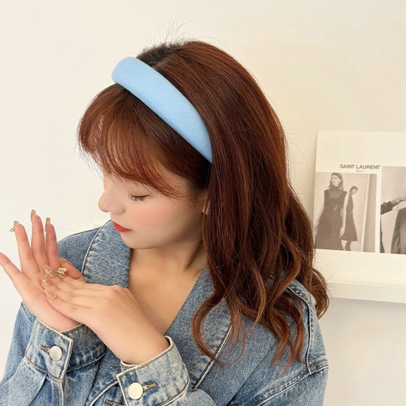 Băng Đô Cài Tóc Bằng Xốp Màu Sắc Ngọt Ngào Thời Trang Mùa Hè Cho Nữ