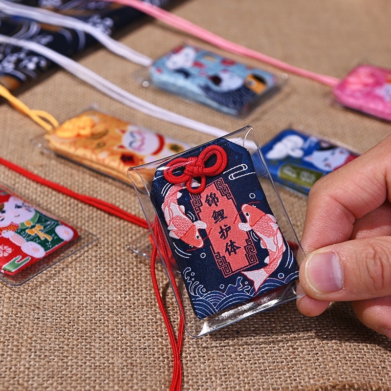 Túi gấm Omamori may mắn