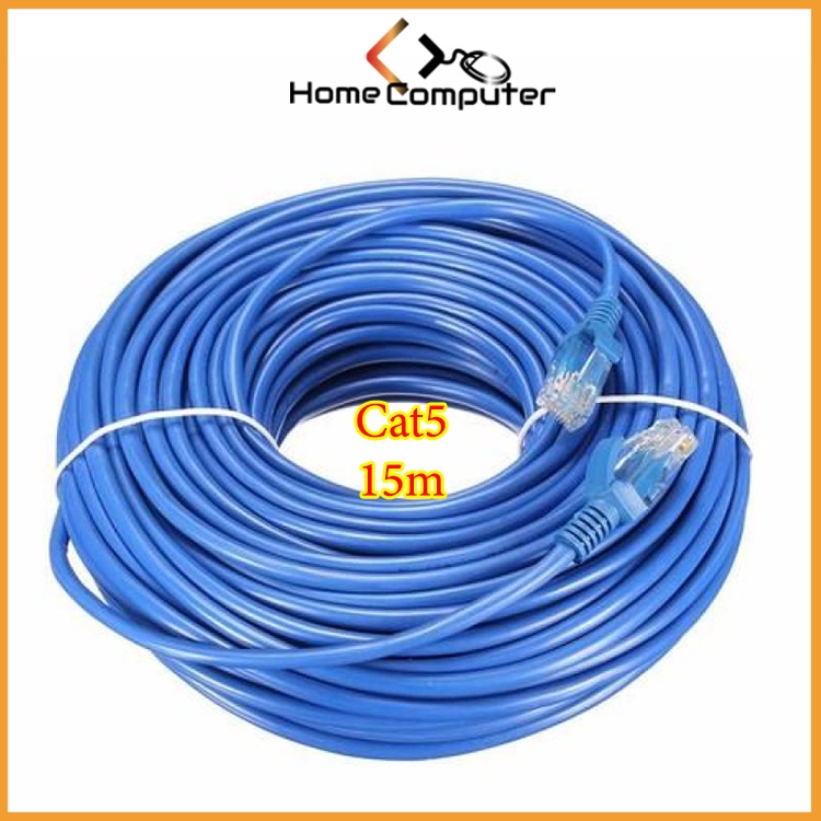 Dây Mạng Lan, Dây Cáp Mạng Internet Bấm sẵn 2 Đầu Dài 10m, 15m, 20m,25m, 30m - Home.mall