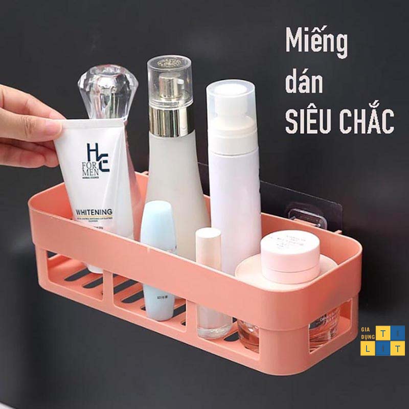 Kệ đựng đồ nhà tắm, nhà bếp hút chân không (có 2 loại tam giác và chử nhật)