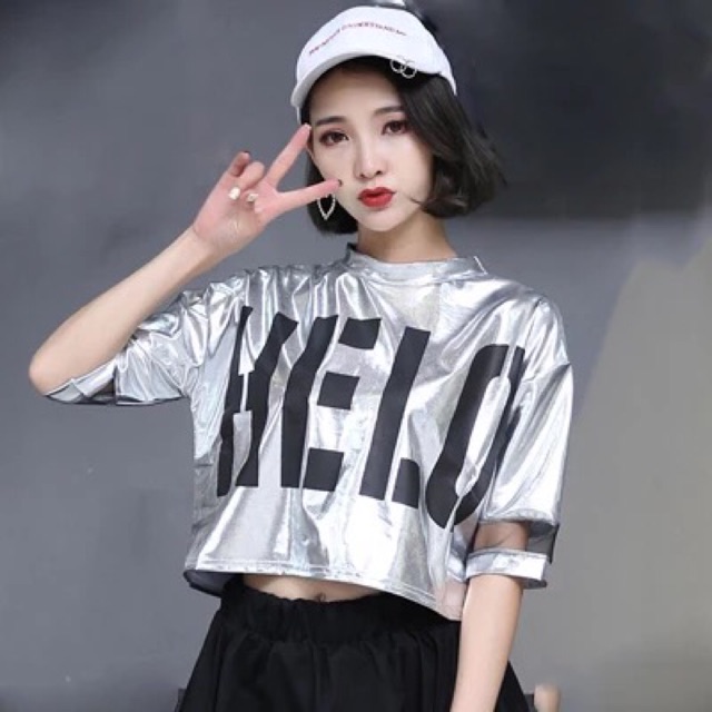 Áo nhũ dài tay { kèm ảnh thật} ullzang quin2611