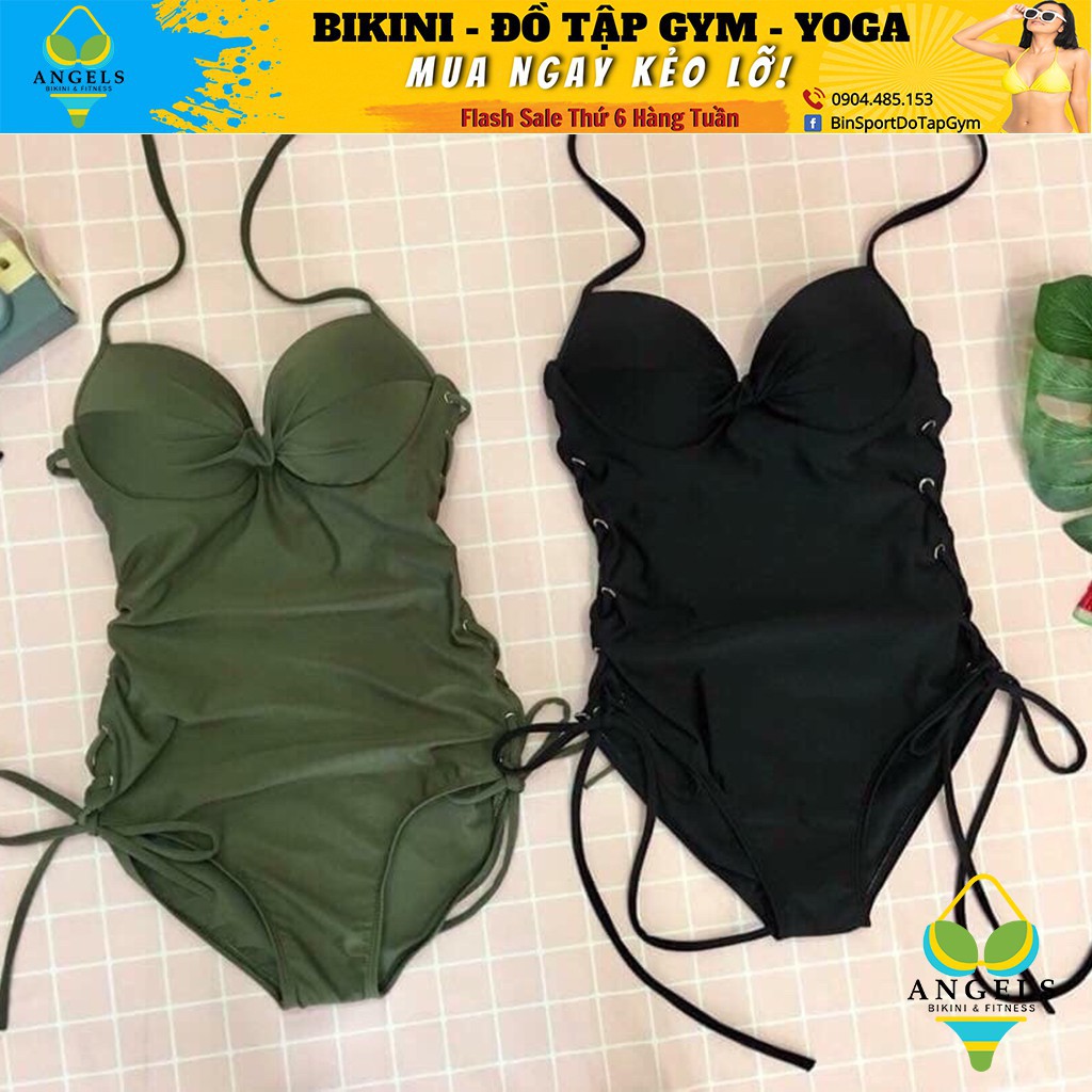 Bikini Body Đan Eo, Bộ Đồ Bơi Một Mảnh ,Màu Đen, Đỏ, Rêu,Sexy Mặc Đi Biển BHV013 [ Giá Sỉ ] | BigBuy360 - bigbuy360.vn