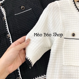 áo len mong 2 mau trang / den al704