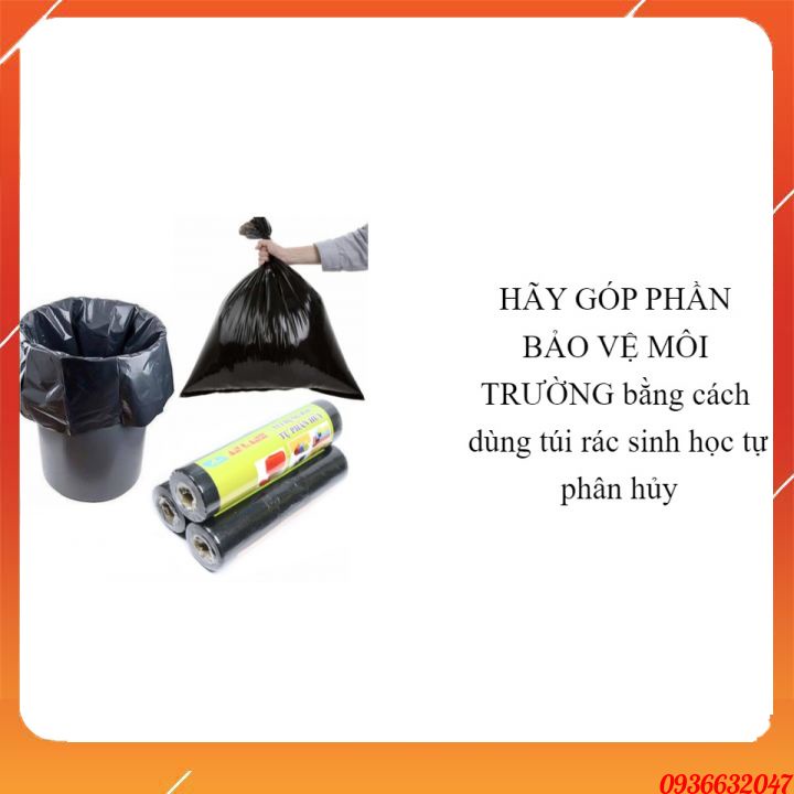 Túi đựng rác  tự phân hủy 53cm x 63cm x 0,5kg  vừa cho thùng sơn 20l