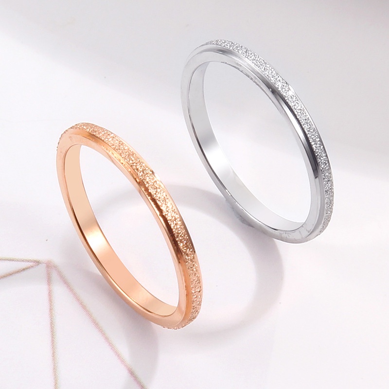 Nhẫn nữ Titan không gỉ Nhẫn bướm sang trọng đơn giản Phụ kiện trang sức Hàn Quốc