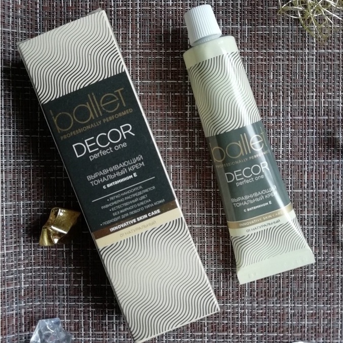 Kem Nền Trang Điểm Ballet Decor Nga 40g Kem Nền Che Khuyết Điểm Tông Da Tự Nhiên Kiềm Dầu Tốt
