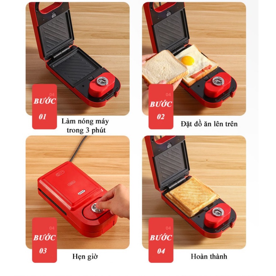 Máy Kẹp Bánh Mì Đa Năng Rulax YD-216S