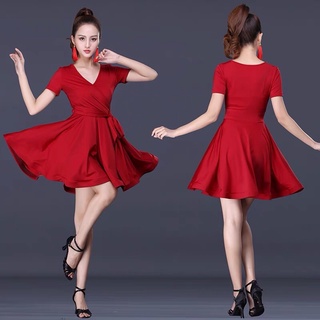 Đầm khiêu vũ dance dáng xoè( sẵn đen M)