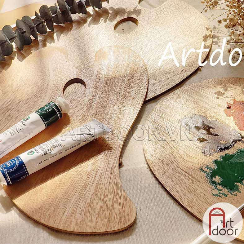 [ARTDOOR] Khay pha màu Gỗ ART SECRET (palette)