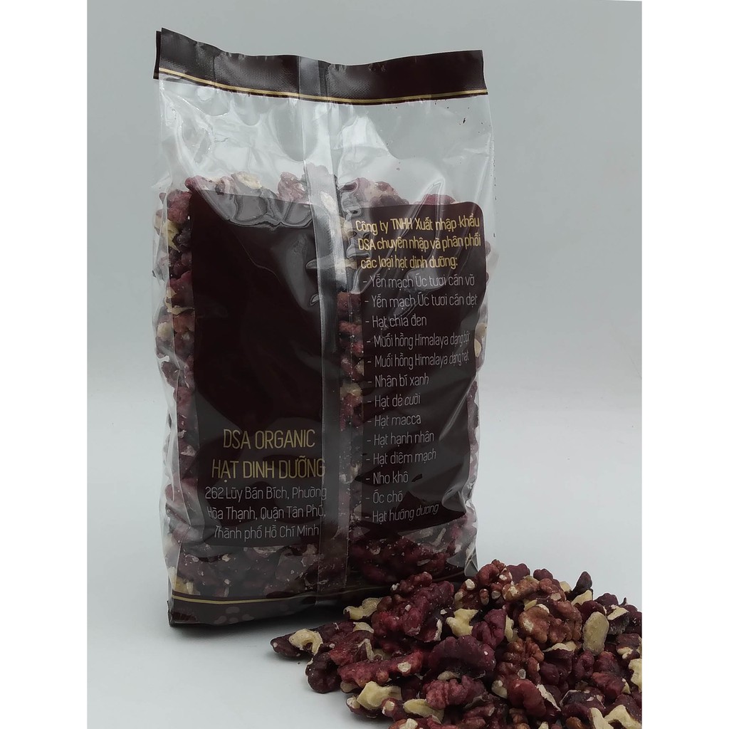 500gr Nhân Hạt Óc Chó Đỏ Đã Tách Vỏ. Hiệu DSA.