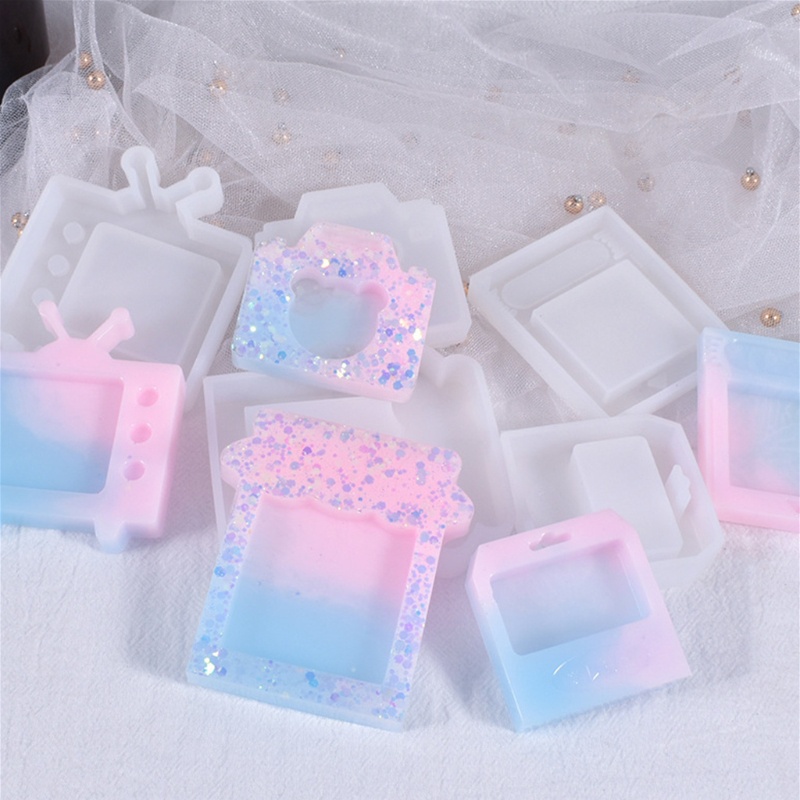 Set 1/5 khuôn silicone làm mặt trang sức hình lục lạc