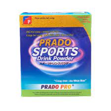 Bù nước điện giải Prado Sports Drink Powder hộp 25 gói