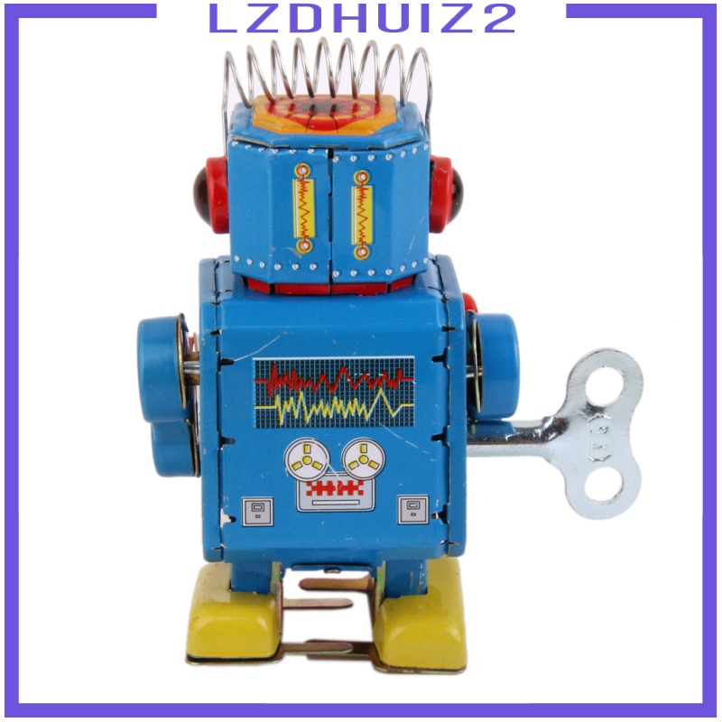 Robot Lên Dây Cót Đi Bộ [Lzdhuiz] Đồ Chơi Giáo Dục Cho Trẻ