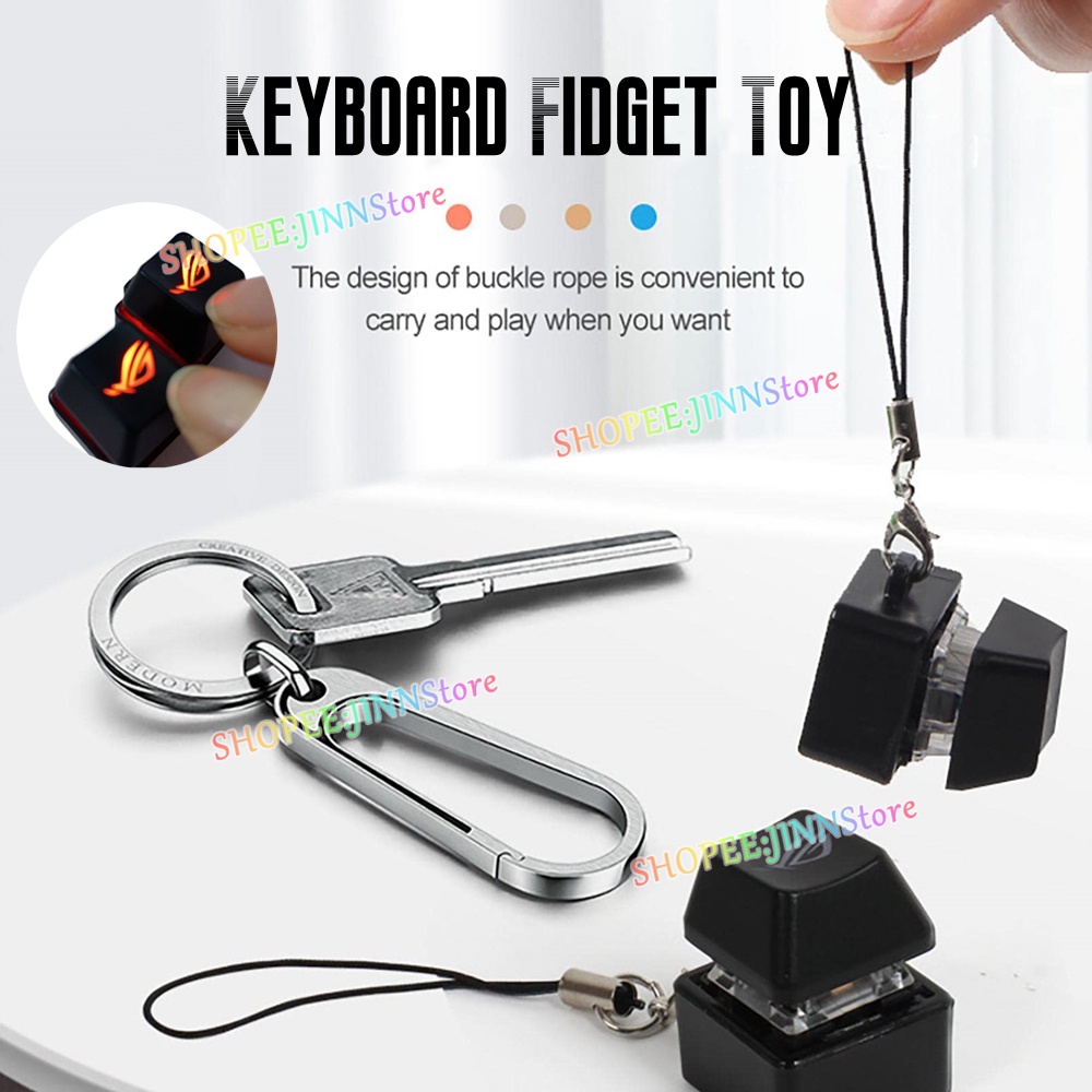 Móc Khóa Hình Công Tắc Cơ JINN Có Đèn LED Kiểm Tra Bàn Phím