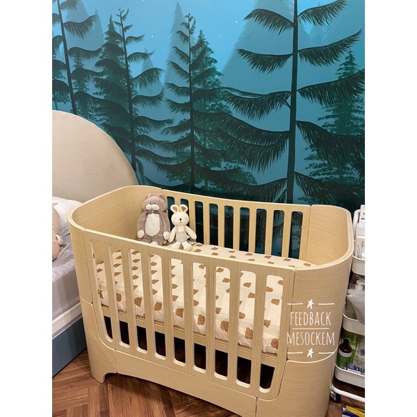 Ga chun bọc đệm cũi vải muslin MESOCKEM