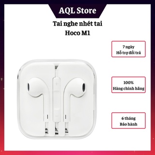 Tai nghe có dây hoco m1 kèm mic jack 3,5mm âm thanh chất lượng cao