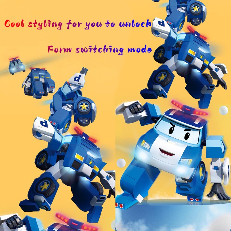 Robocar Poli Đồ Chơi Robot Biến Hình Bằng Poly Độc Đáo Cho Bé Trai bộ đồ chơi xe biến hình robot robot biến hình xe đồ chơi robot biến hình