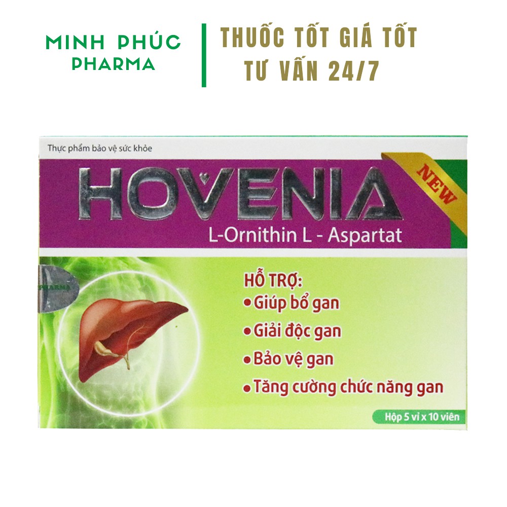 Thuốc bổ gan Honevia - Sản phẩm bổ gan giải rượu tốt nhất thị trường