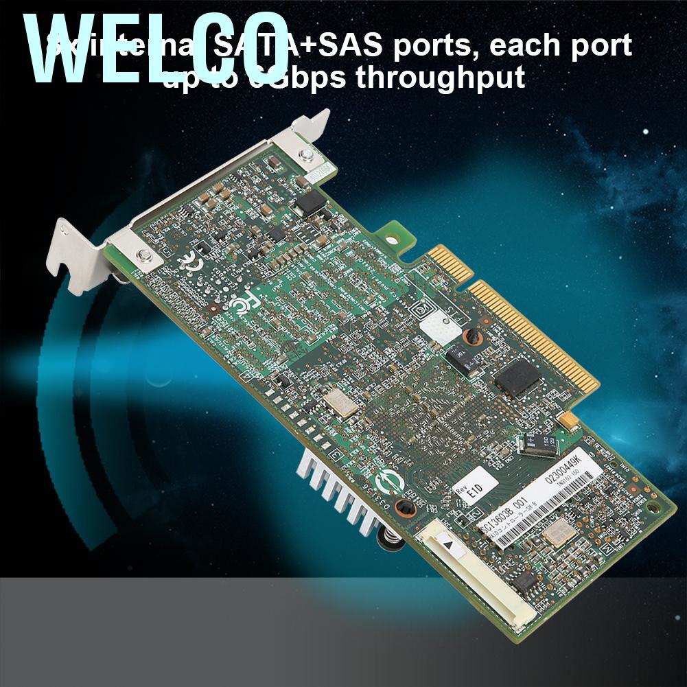 Card Lsi 9267-8i 2208 6 Gbit / S 512 Mb Pci-E 2.0 8-port Sata / Sas Raid0 / 1 / 10