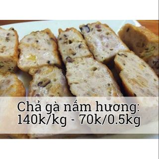 Chả gà nấm hương Das diet / keto / lowcarb