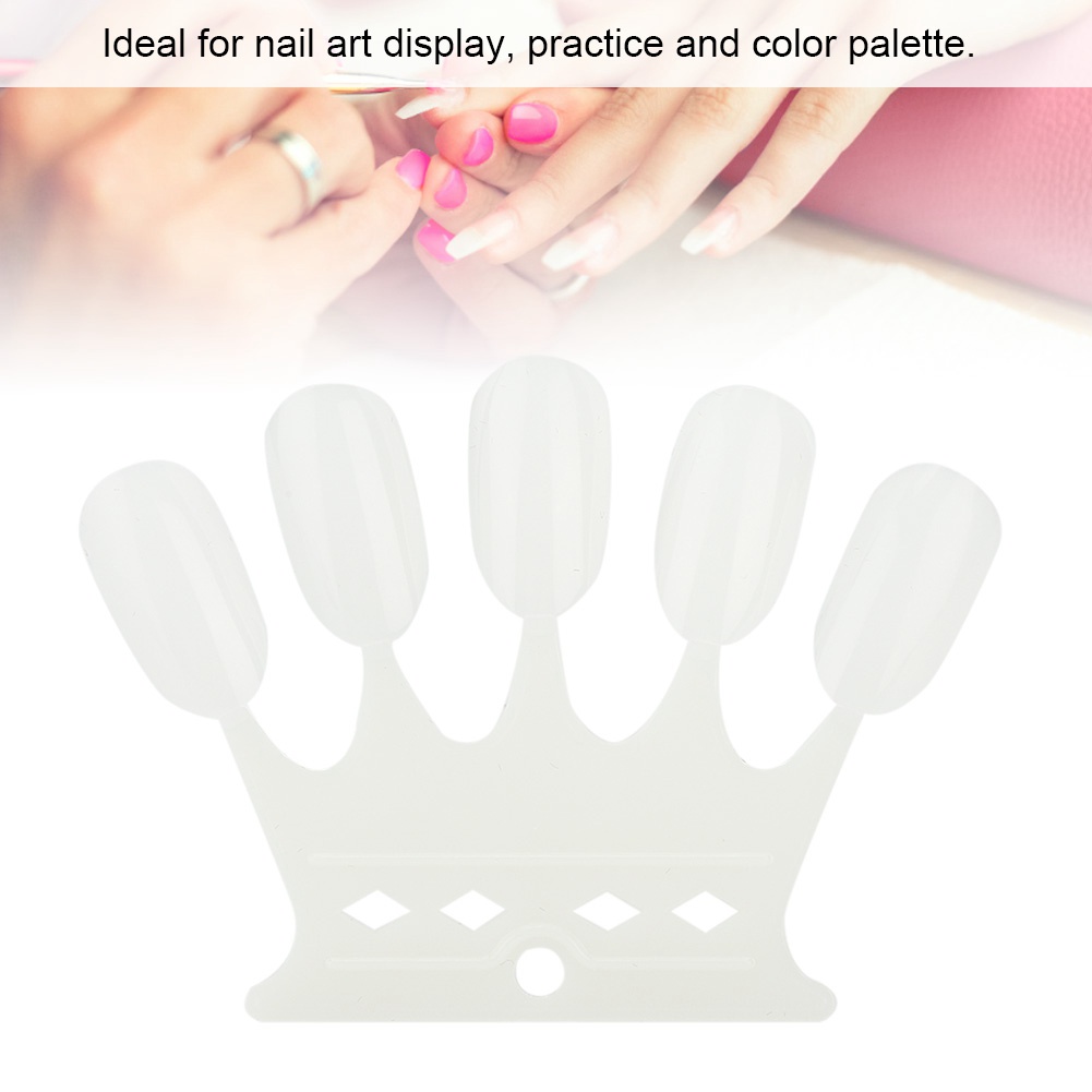 Forest  Nail Art Practice Tips 50pcs Manicure Polish Gel Color Display Showing Tool