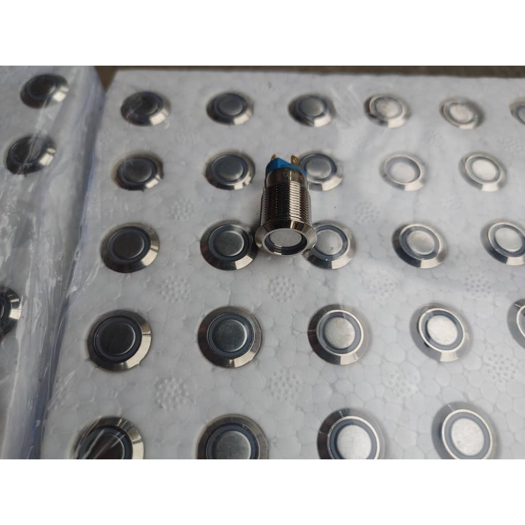 Nút nhấn giữ, nút nhấn nhả 12mm, có đèn, không đèn