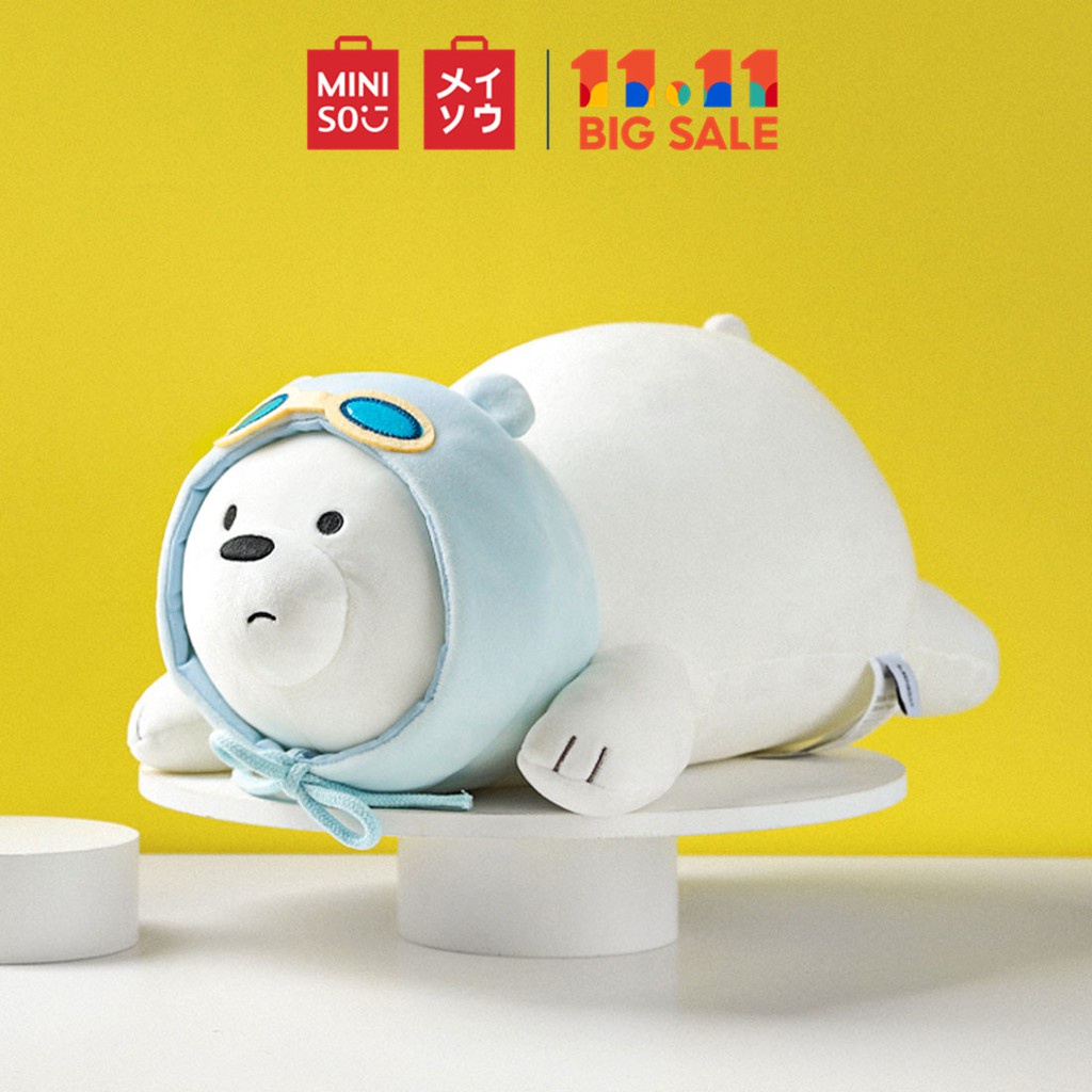 We Bare Bears x Miniso Búp bê tư thế nằm sấp - HÀNG MỚI VỀ