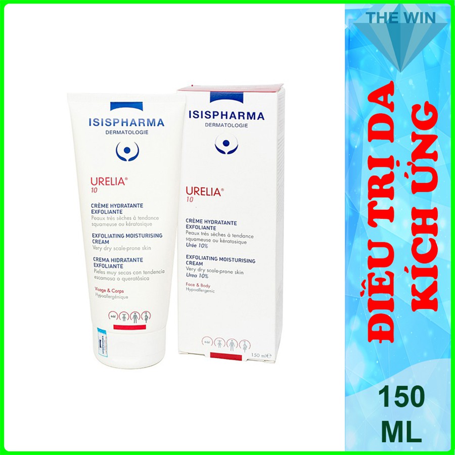 Kem dành cho da kích ứng, tăng sừng Urelia 10 Isis Pharma 150ml