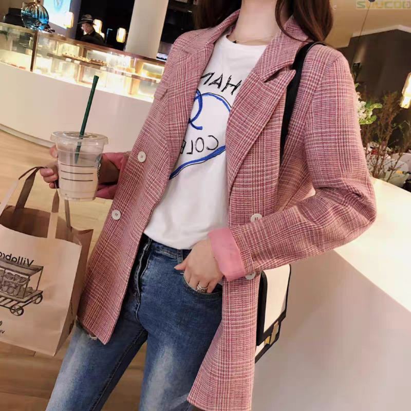 ÁO VEST DẠ HỒNG TWEED‼️