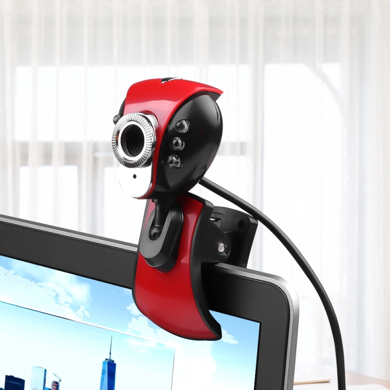Webcam Máy Tính Usb 2.0 50.0m 6 Led Hd Kèm Mic Cho Pc Laptop | BigBuy360 - bigbuy360.vn