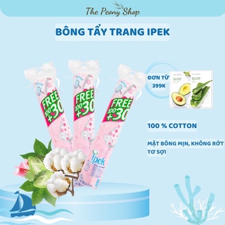 Combo 5 bông tẩy trang ipek klasik cotton pads 100% cotton - thổ nhĩ kỳ