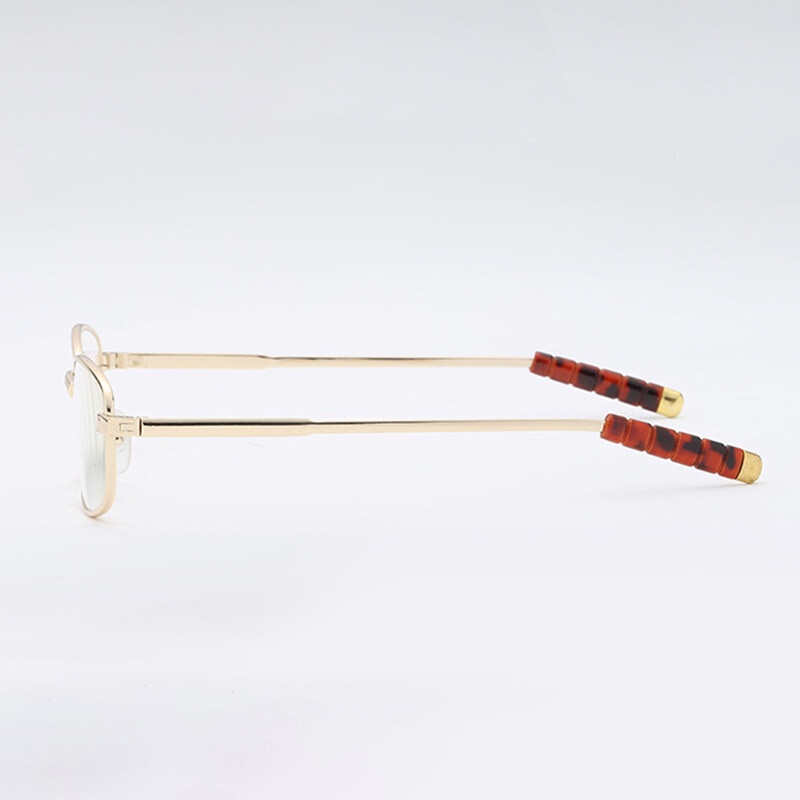 Mắt Kính Đọc Sách Gọng Silicone Chống Trượt + 100 ~ + 400 Độ Bằng Hợp Kim Nhôm Chất Lượng Cao