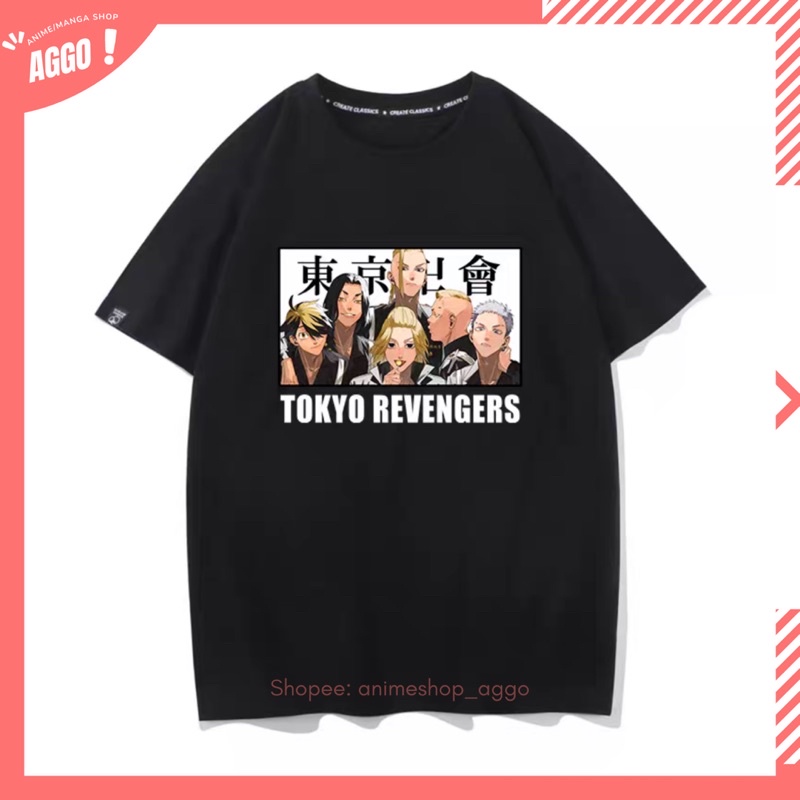 Áo Phông Tay Lửng Anime Tokyo Revengers Đủ Size Cá Tính