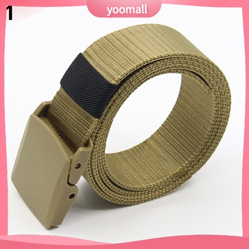 Thắt Lưng Nylon Có Khóa Phong Cách Quân Đội Thời Trang Cho Nam