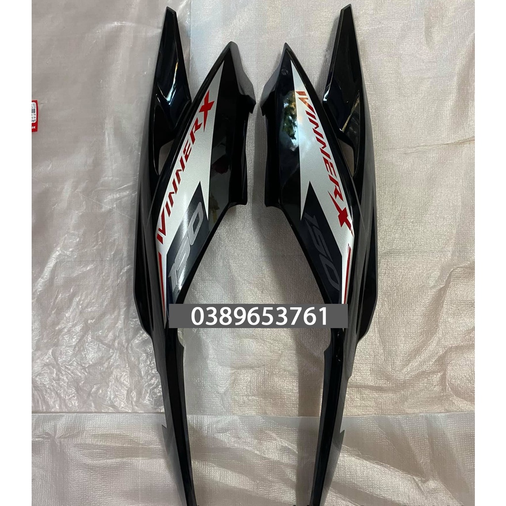 Dàn áo Winner X Đen bóng 2021 chính hãng Honda