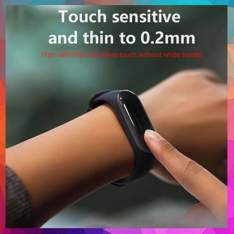 Kính Cường Lực 3d Mềm Bảo Vệ Toàn Màn Hình Cho Vòng Đeo Tay Xiaomi Bracelet 5