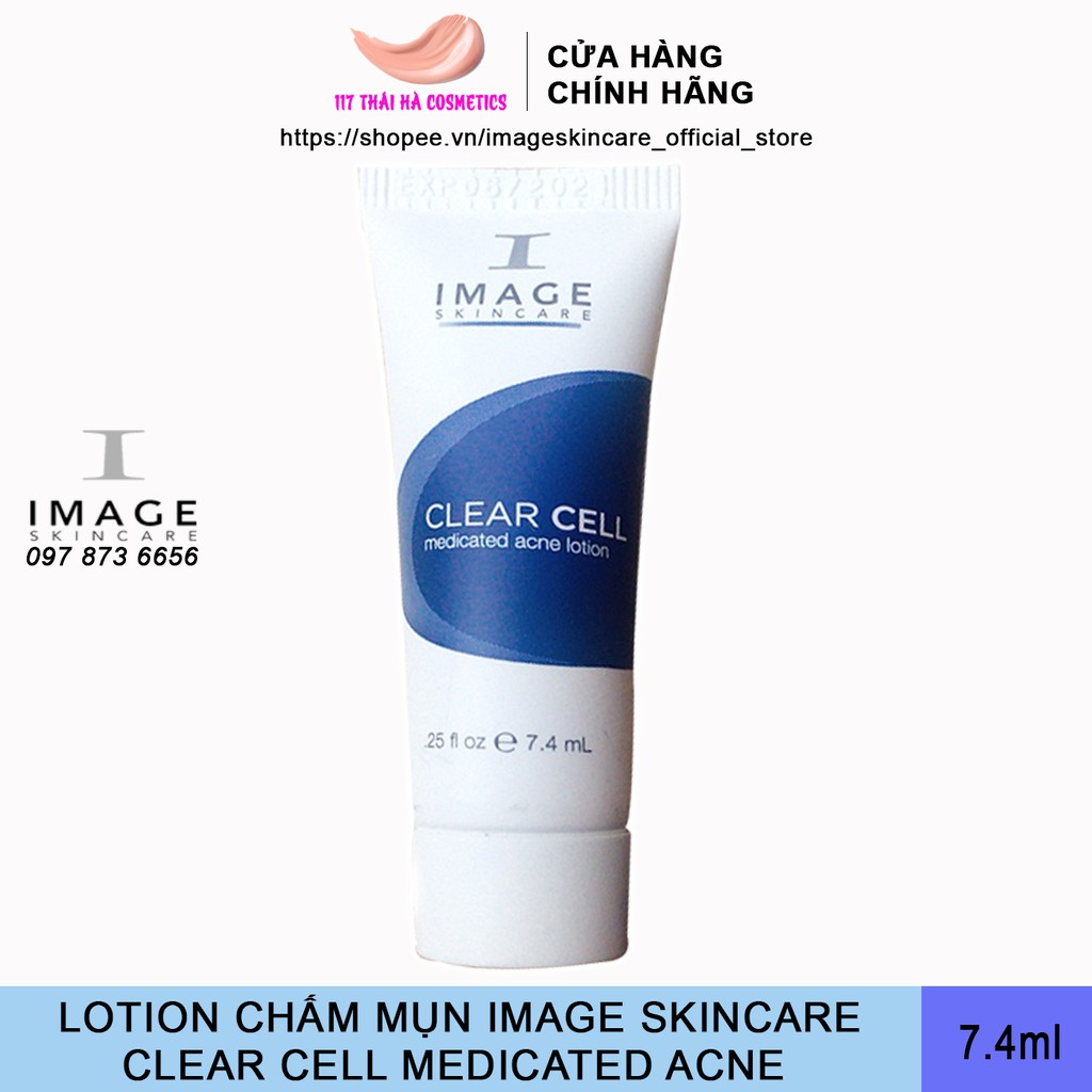 [Chính Hãng] Lotion chấm mụn Image Skincare Clear Cell Medicated Acne Lotion 7.4ml