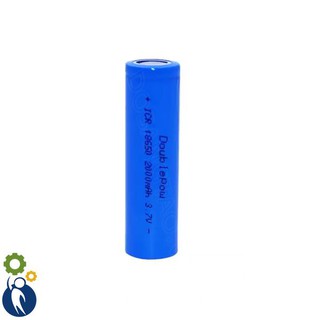Pin 18650 2000mAh Chuẩn Dung Lượng Hàng Nội Địa Trung Quốc Thương Hiệu DOUBLEPOW - Đầu Bằng